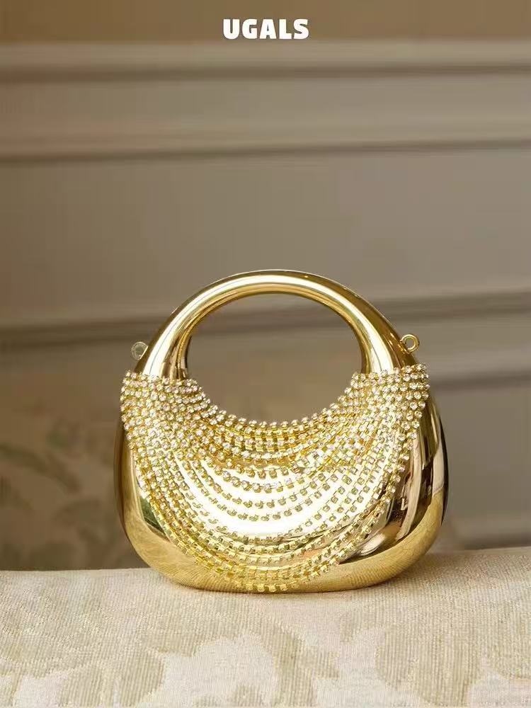 Mini Bag Evening Clutch - Fashion Acrylic Mini Bag Luxury Glitter