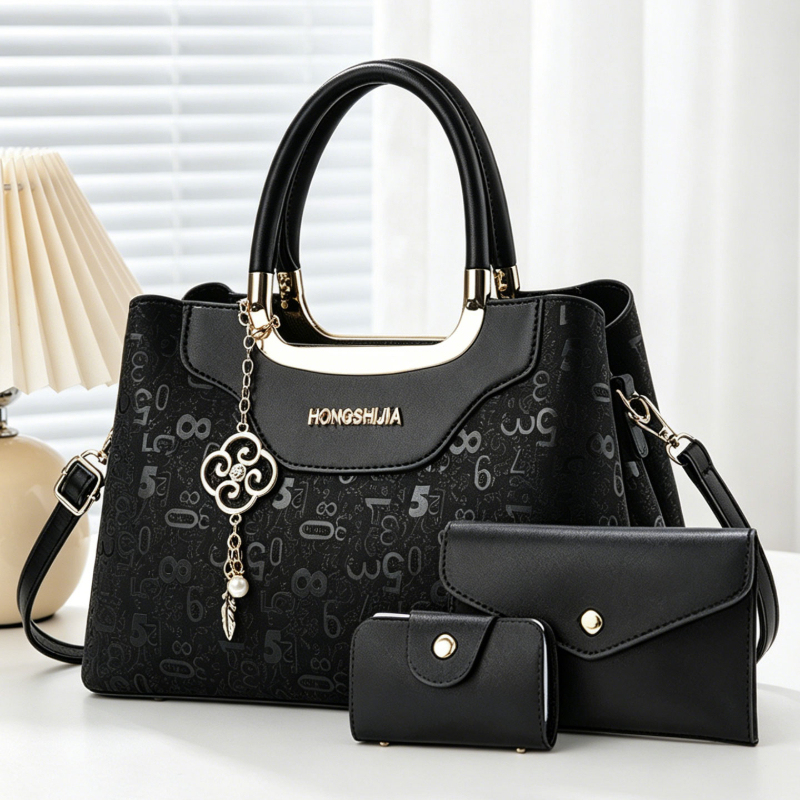 Luxury Bags For You - 3-piece Fashion Women's Handbag Set, Light