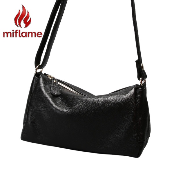 Luxury Bags Quiet - Genuine Leather Crossbody Bag for Women