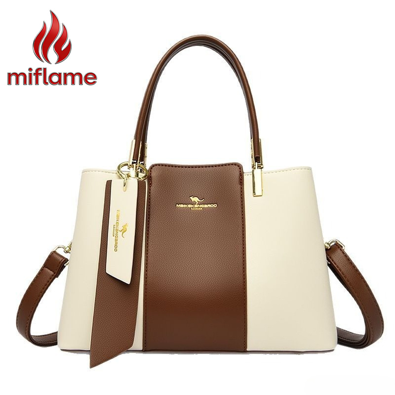 Luxury Bags Quiet - Genuine Leather Tote Bag for Women