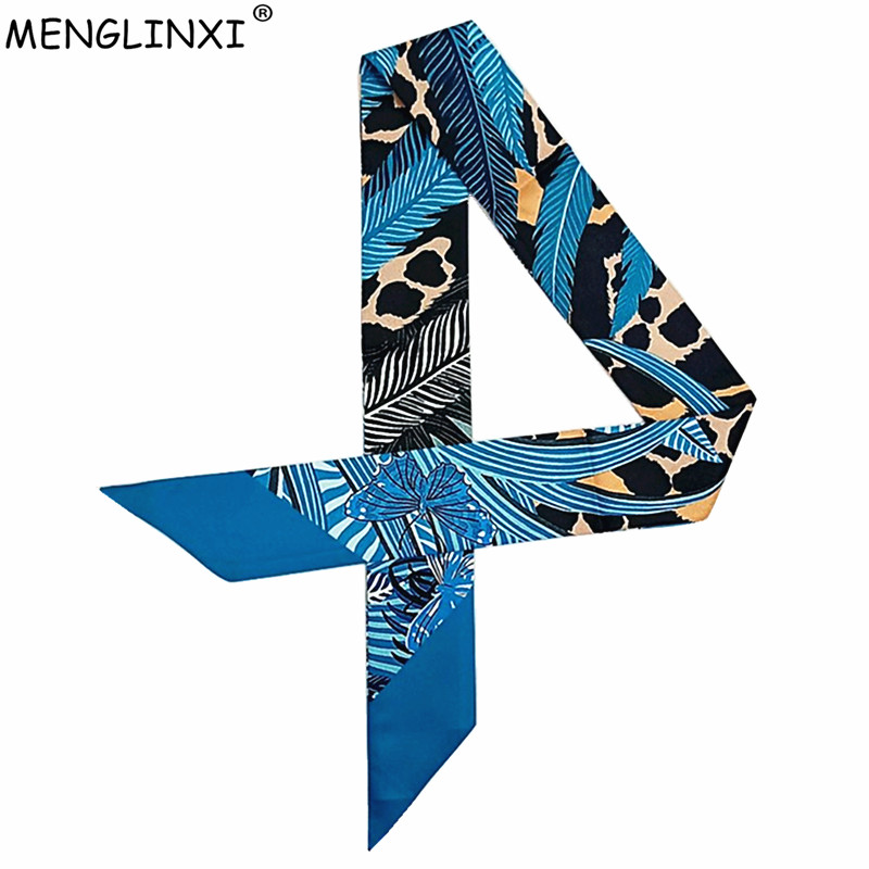 Luxury Bags Brands For Women - Leopard Butterfly Print New Skinny Scarf