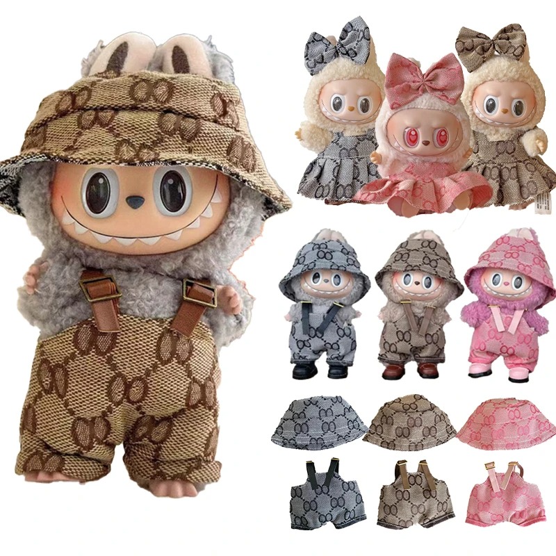Luxury Bags And Accessories - For Labubu Doll Luxury Clothes Retro