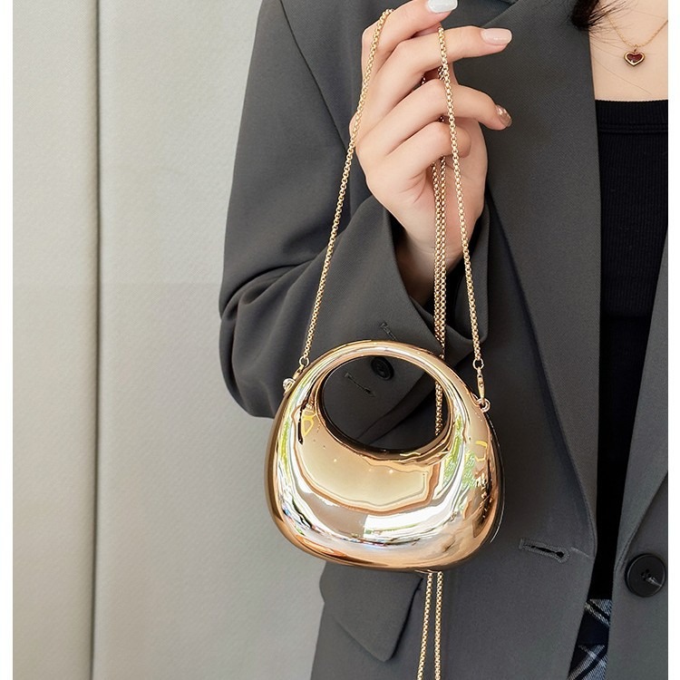 Mini Bag Evening Clutch - Mini Golden Evening Bag Purses and
