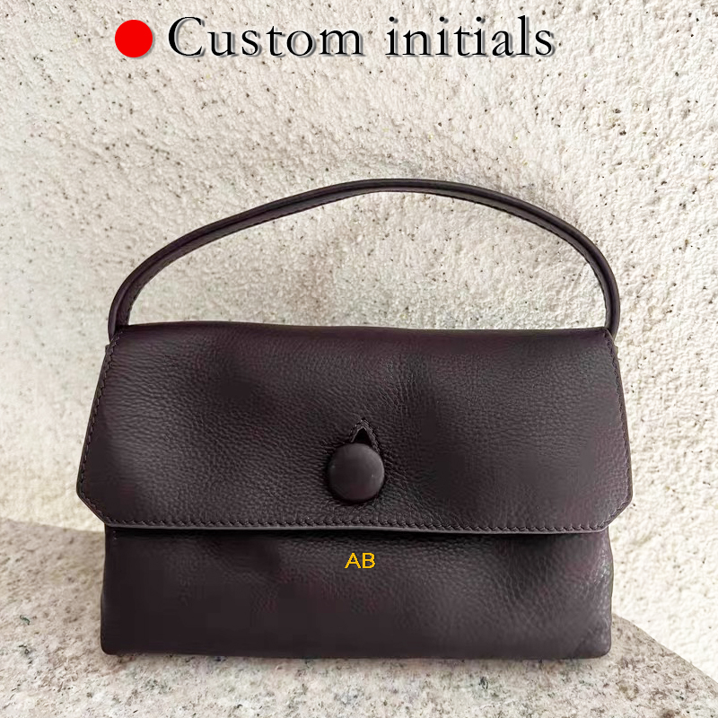 Luxury Bags 2026 - Custom Initials Genuine Leather Mini The