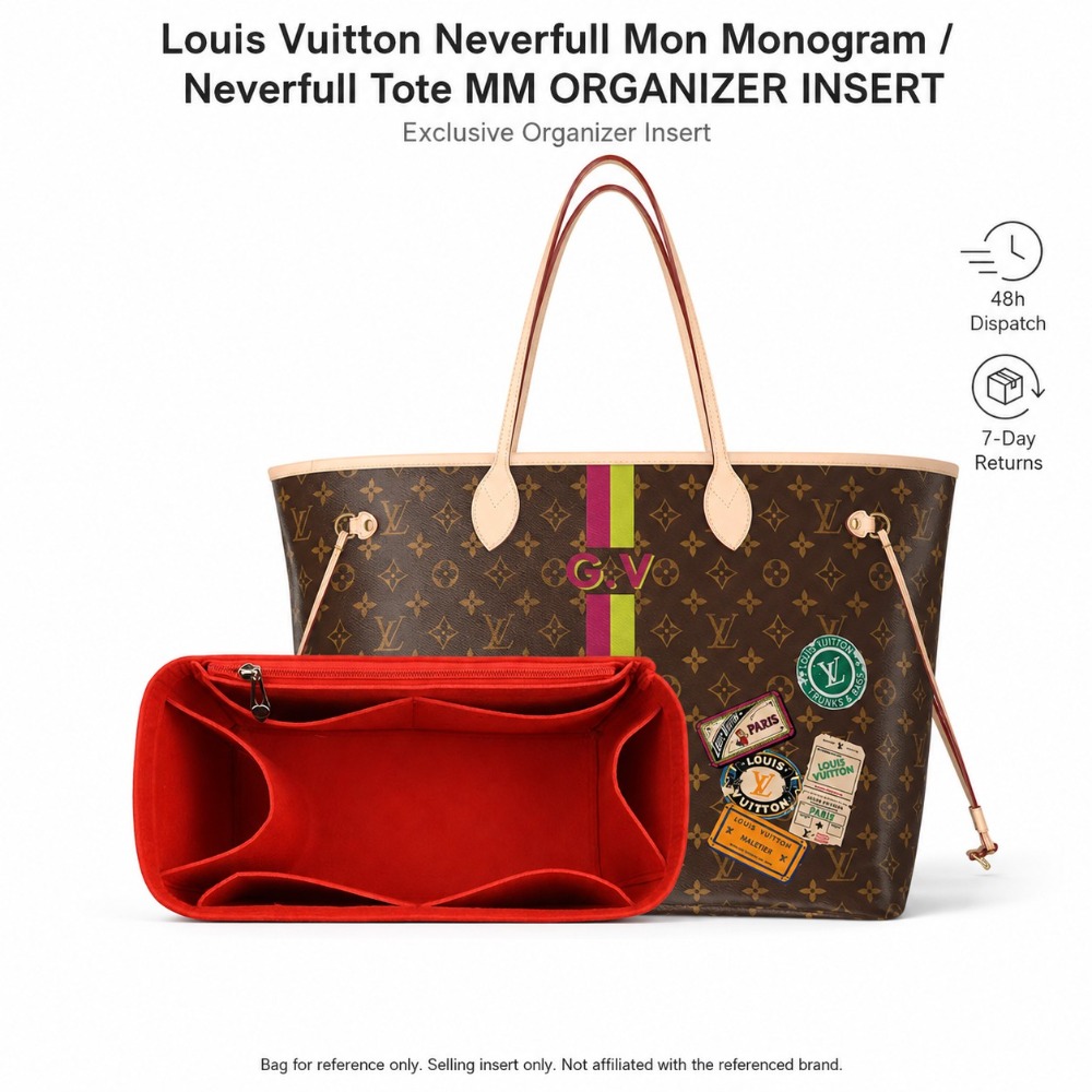 Luxury Bags Louis Vuitton - Luxury Felt Bag Organizer Insert for