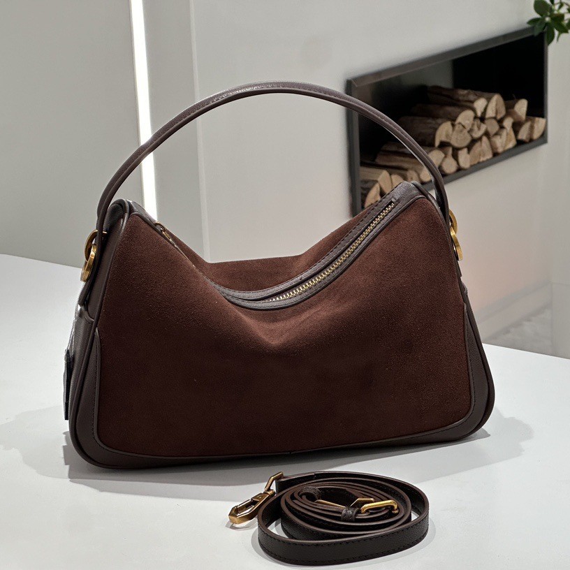Luxury Bags On Sales - Women's Genuine Leather Handbag Suede Bag