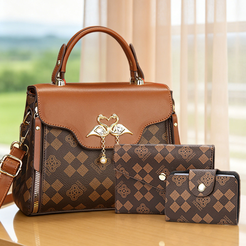 Luxury Bags For You - 3-piece women's bag set, light luxury