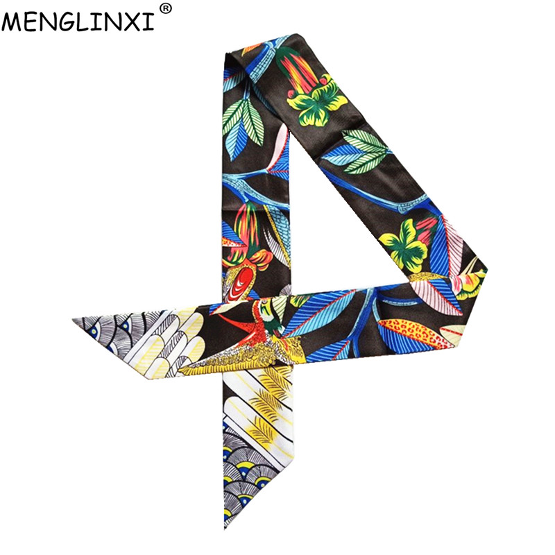 Luxury Bags Brands For Women - Luxury Brand Hummingbird Print Skinny Silk