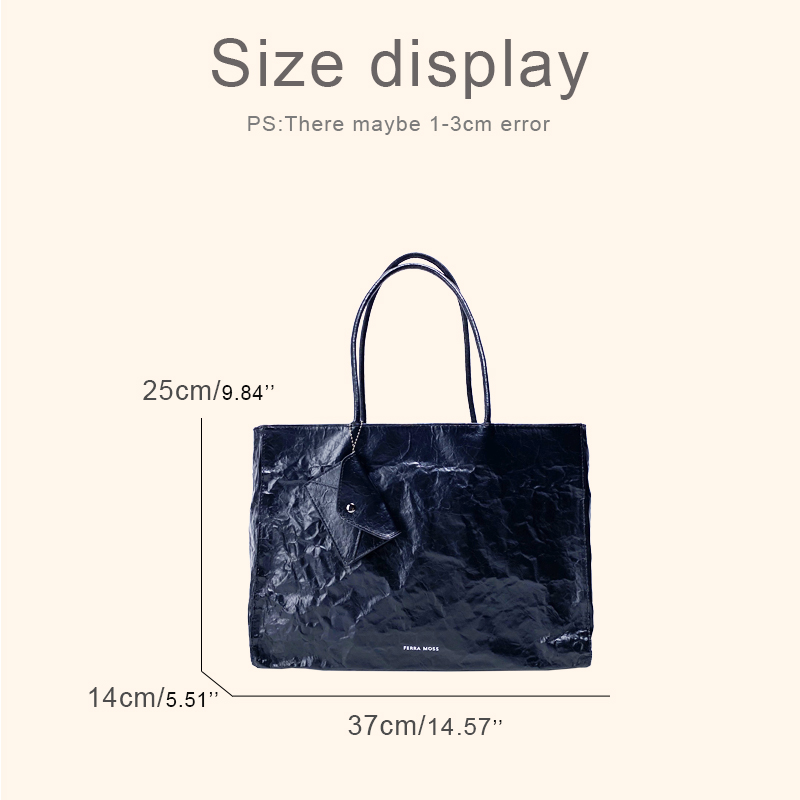 Korean Casual Kraft Paper Tote - Luxury Bags On Sale review and price