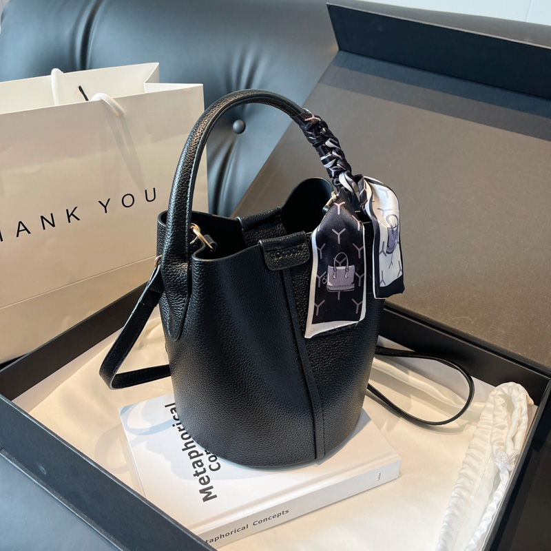 Red PU Bucket Shoulder and Cro - Luxury Bags On Sales review and price