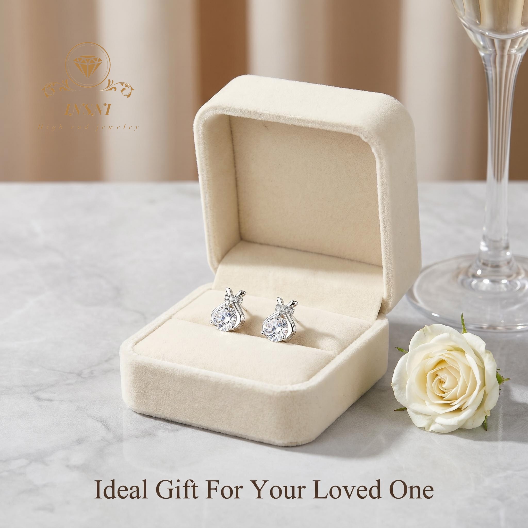 S925 Silver Moissanite Bow Luc - Luxury Bags Affordable review and price