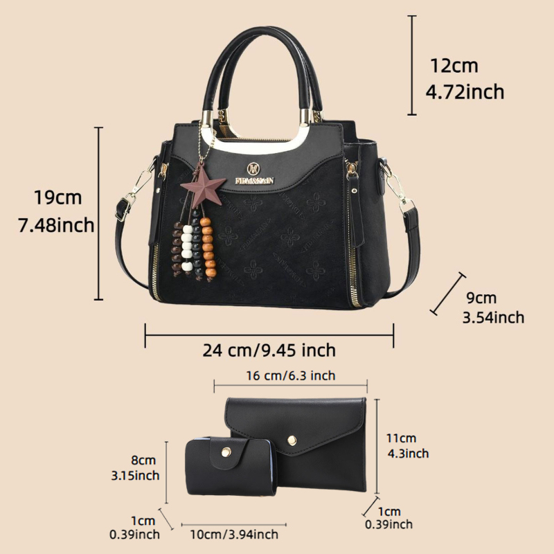 Stylish women's handbag, solid - Luxury Bags For You review and price