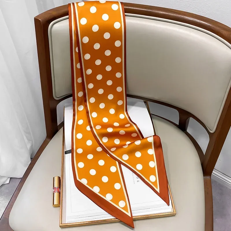 Design Print Skinny Scarf Plai - Luxury Bags Brands For Women review and price
