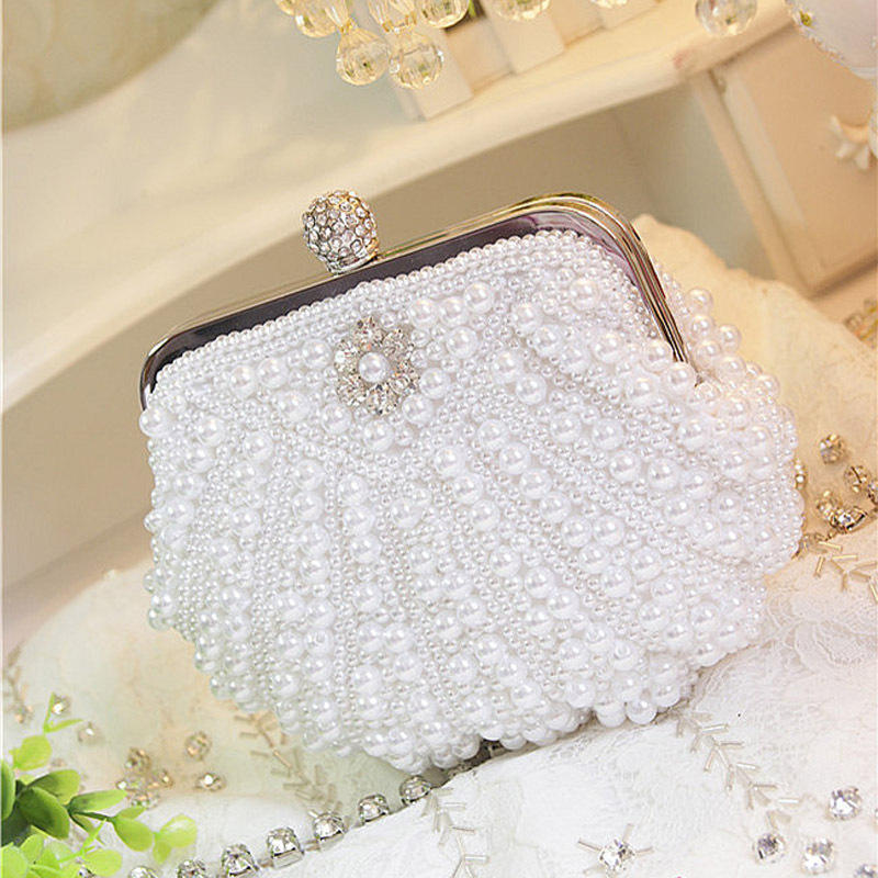 Luxury Scalloped Pearl Clutch  - Luxury Bags Direct review and price