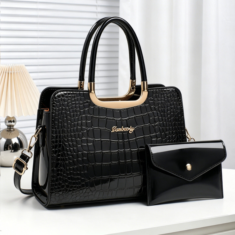 2-piece women's matching bag s - Top Handle Patent Bag review and price