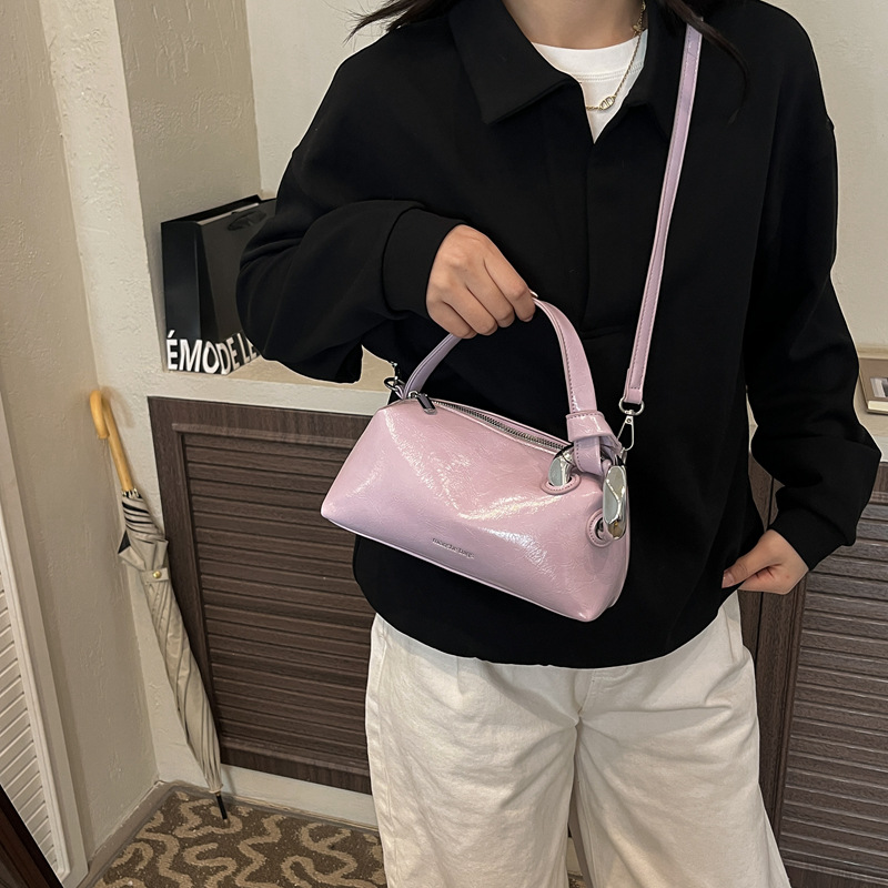 Women's Fashion Glossy Patent  - Top Handle Patent Bag review and price