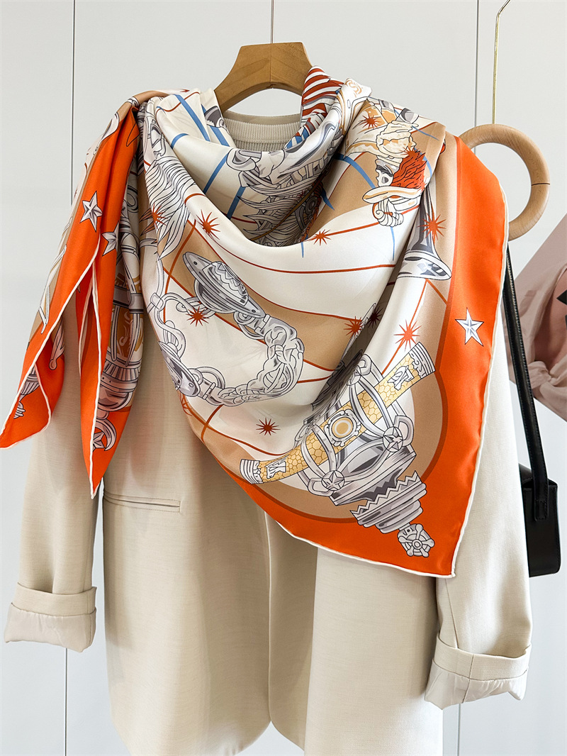 Luxury Brand Scarf Large Silk  - Luxury Bags Brands For Women review and price