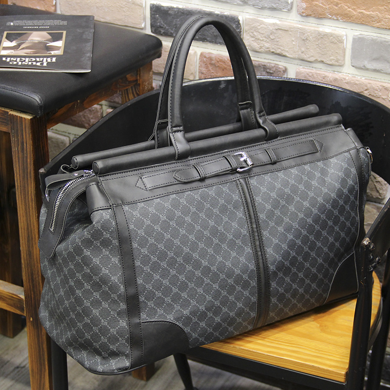 Fashion Plaid Travel Bag Men H - Luxury Tote Bags With Zipper review and price