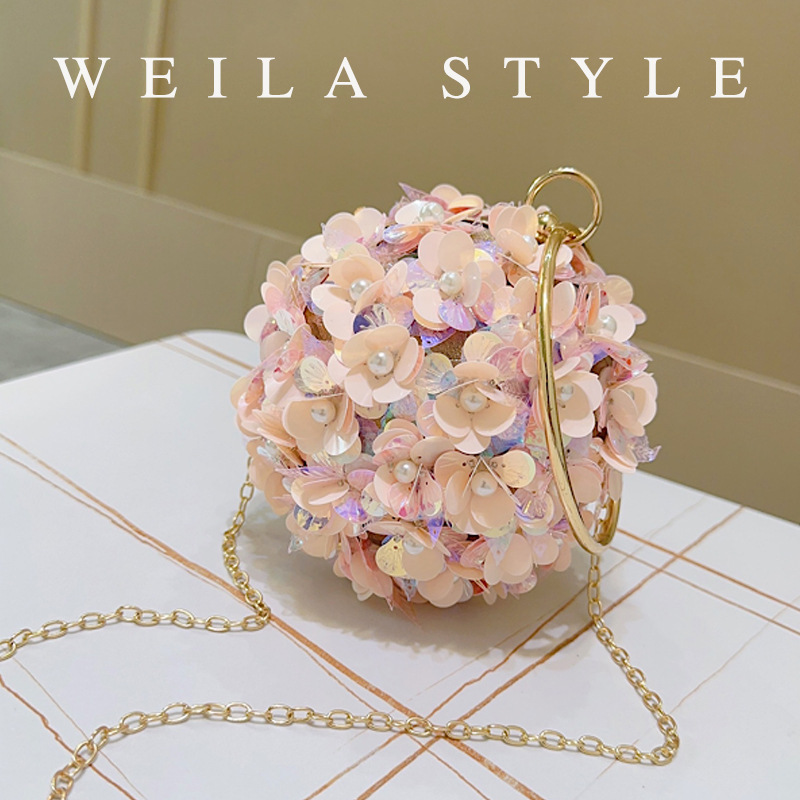 Mini Sequin Flower Evening Bag - Mini Bag Evening Clutch review and price