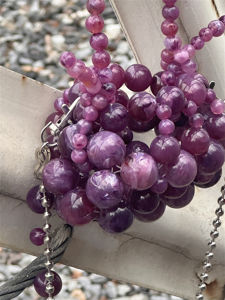 Girls Mini Purple Beaded  Clut - Mini Bag Evening Clutch review and price