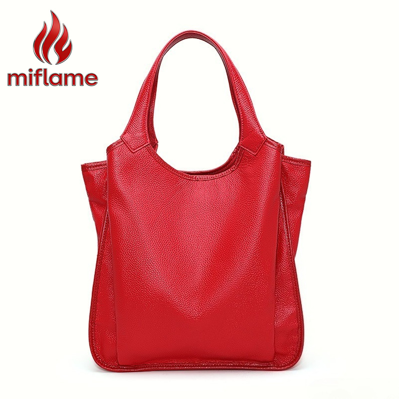 Genuine Leather Shoulder Tote  - Luxury Bags Quiet review and price