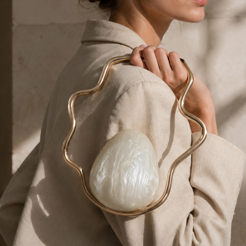 Women mini Acrylic Egg Bag Cut - Mini Bag Evening Clutch review and price
