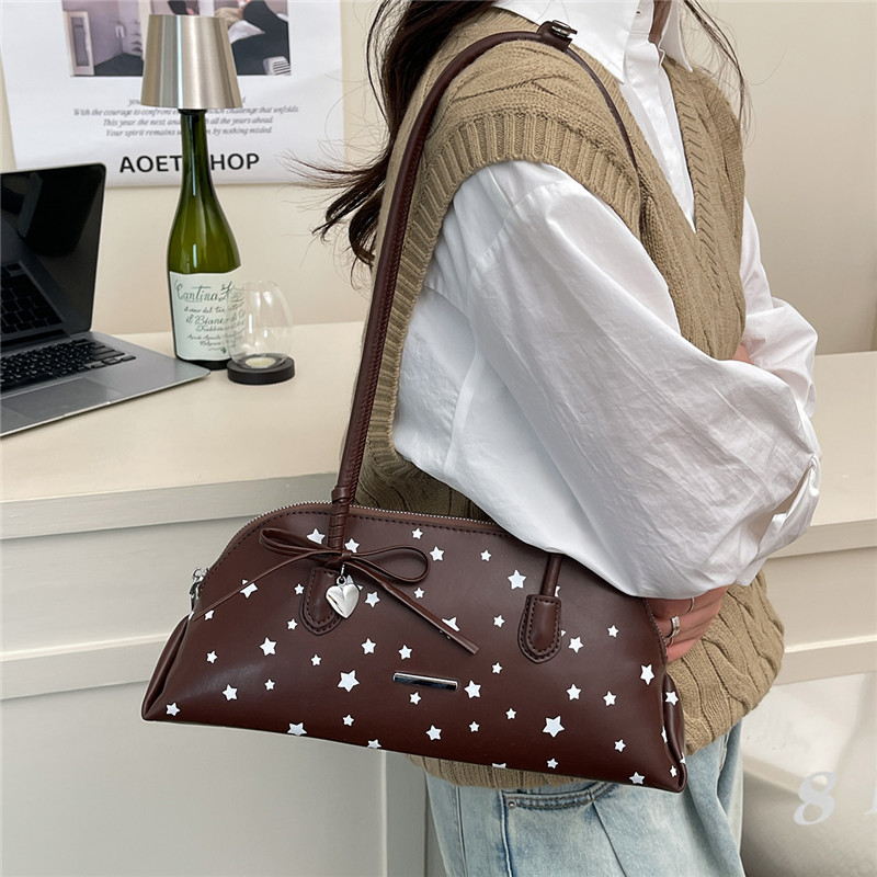 New PU Stars Bow Zipper Sweet  - Luxury Bags Affordable review and price