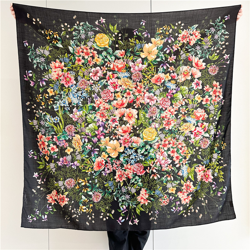 Winter Wool Silk Scarf Luxury  - Luxury Bags And Accessories review and price