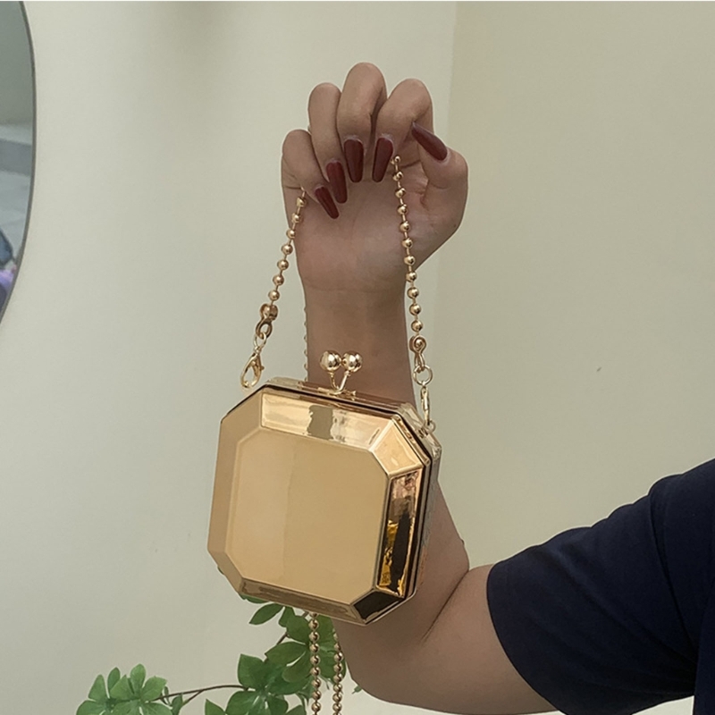 Mini Luxury Gold Party Evening - Mini Bag Evening Clutch review and price