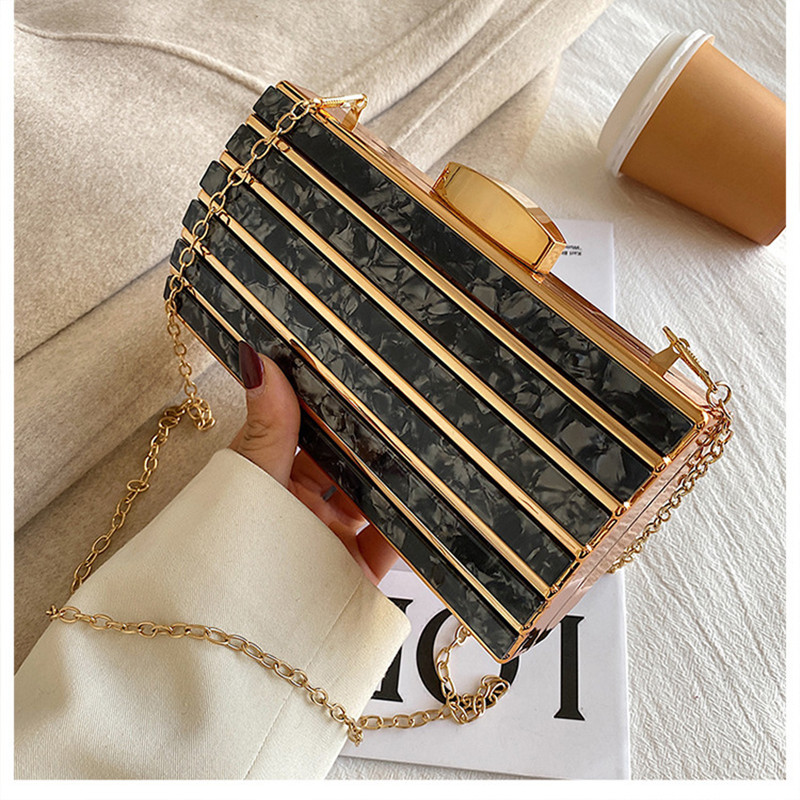 Luxury Designer Acrylic Square - Mini Bag Evening Clutch review and price