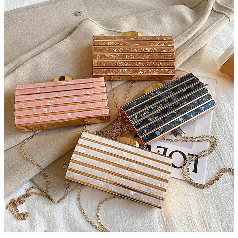 Luxury Designer Acrylic Square - Mini Bag Evening Clutch review and price