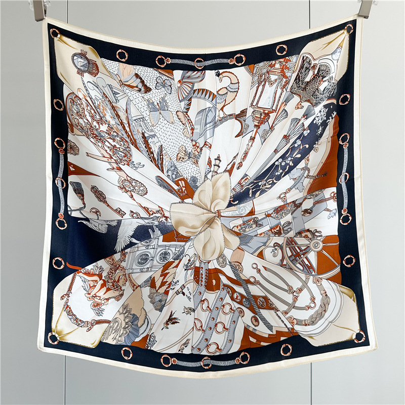 Summer Silk Scarf Women Soft S - Luxury Bags And Accessories review and price