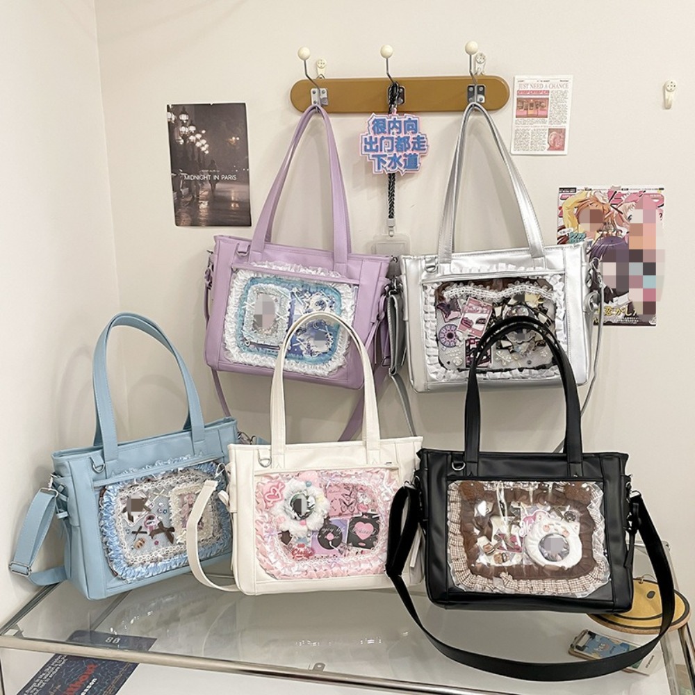 New Japanese Cute Kawaii Girls - Luxury Tote Bags With Zipper review and price