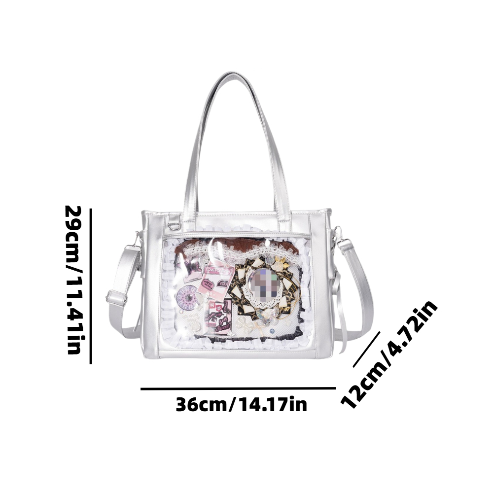 New Japanese Cute Kawaii Girls - Luxury Tote Bags With Zipper review and price