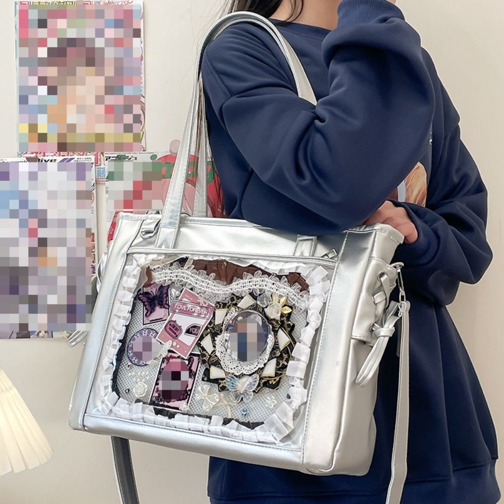 New Japanese Cute Kawaii Girls - Luxury Tote Bags With Zipper review and price
