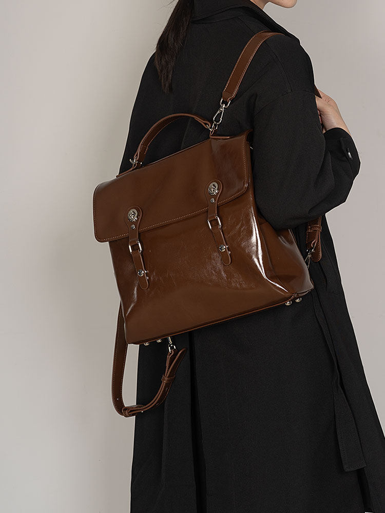 2026 Fashion New College Style - Top Handle Patent Bag review and price