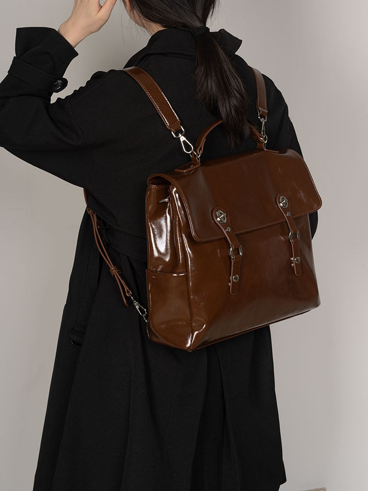 2026 Fashion New College Style - Top Handle Patent Bag review and price