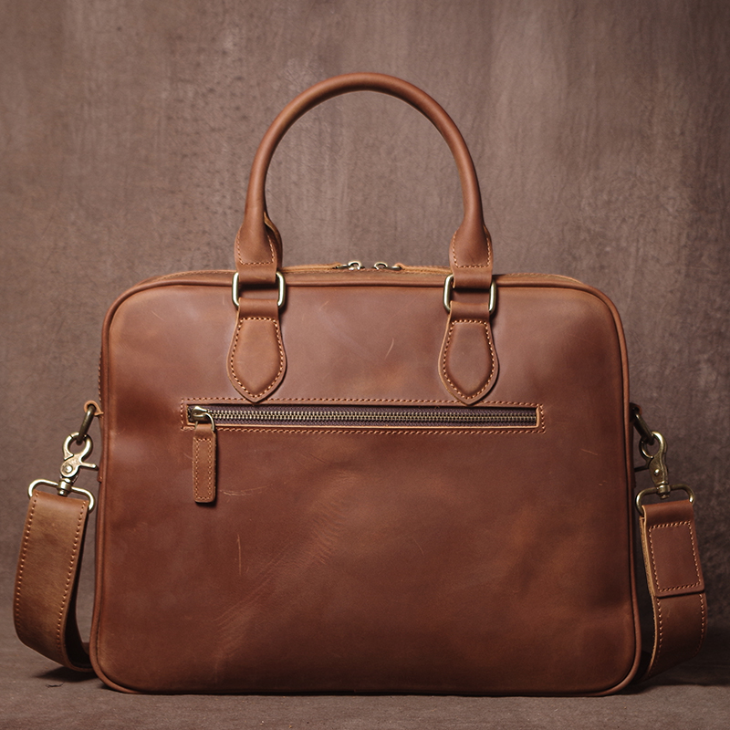 GURO Men Crazy Horse Cowhide B - Luxury Tote Bags With Zipper review and price