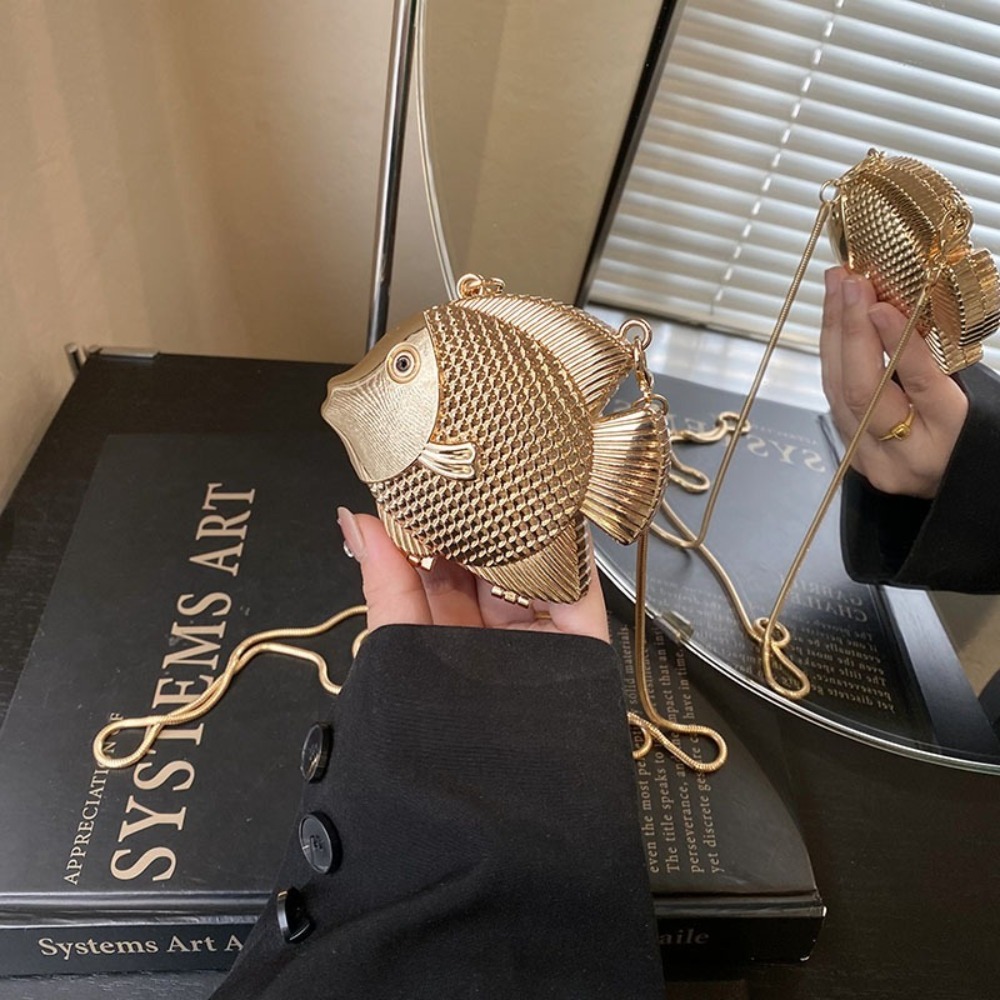 Cute Little Fish Shape Shoulde - Mini Bag Evening Clutch review and price
