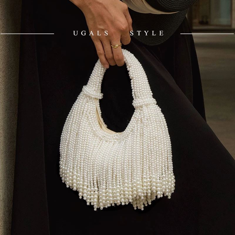 Design Handle Pearl Evening Cl - Luxury Bags On Sale review and price