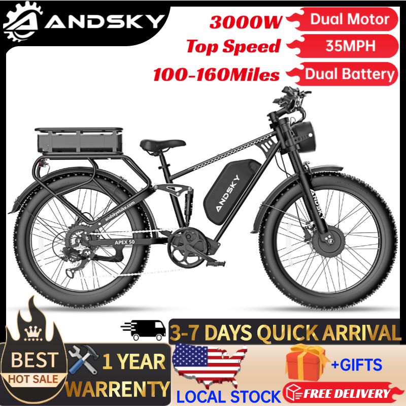 ANDSKY Apex50 AWD Electric Bik - Luxury Bags On Sales review and price