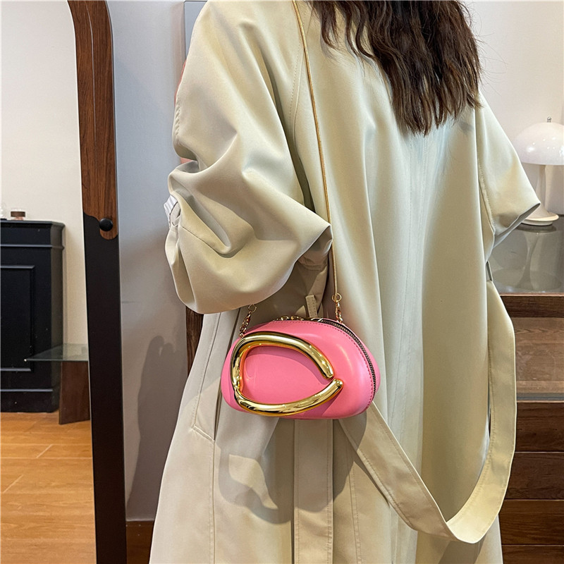 Retro Gold Metal Handle Women  - Mini Bag Evening Clutch review and price