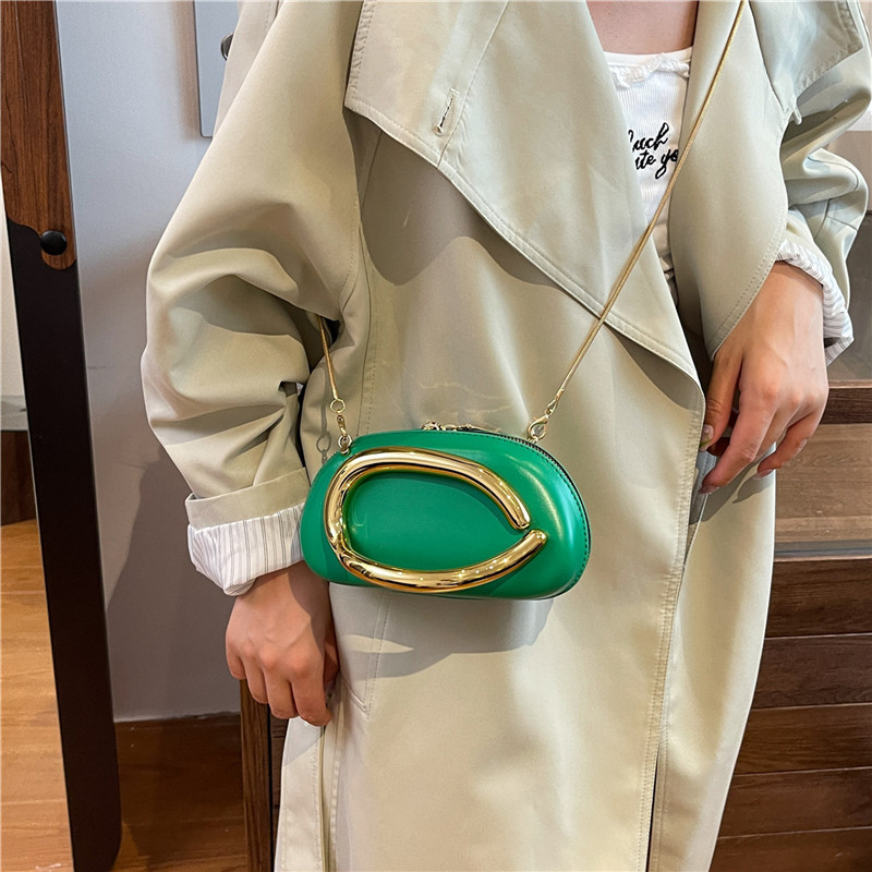 Retro Gold Metal Handle Women  - Mini Bag Evening Clutch review and price