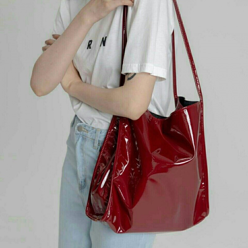 Yogodlns Luxury Patent Leather - Top Handle Patent Bag review and price