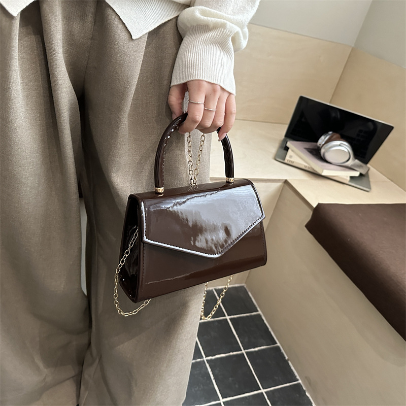 Women's Patent Leather Mini Ha - Top Handle Patent Bag review and price