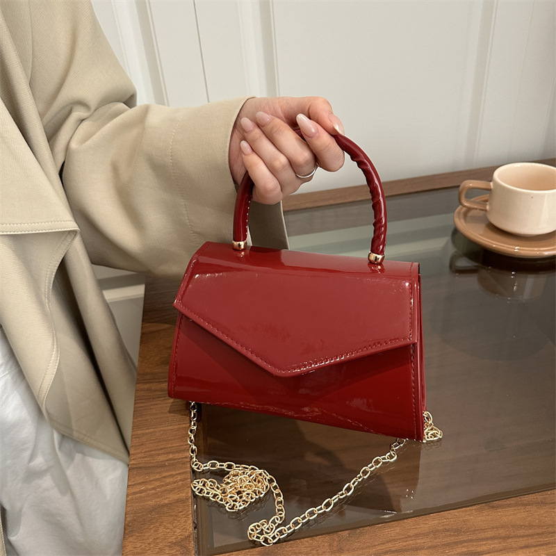 Women's Patent Leather Mini Ha - Top Handle Patent Bag review and price