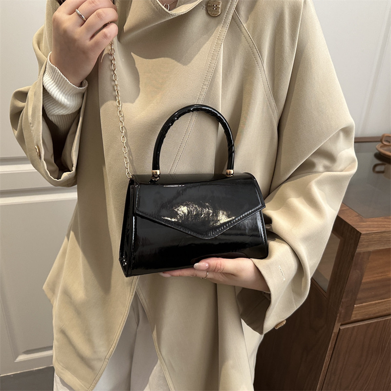 Women's Patent Leather Mini Ha - Top Handle Patent Bag review and price